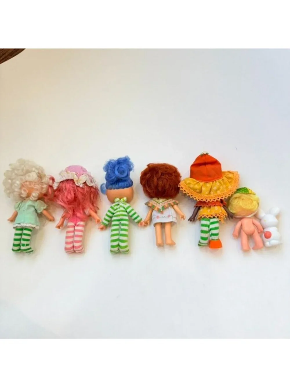 Vintage 1980s Kenner Strawberry Shortcake Dolls & Friends Toy Lot of 8